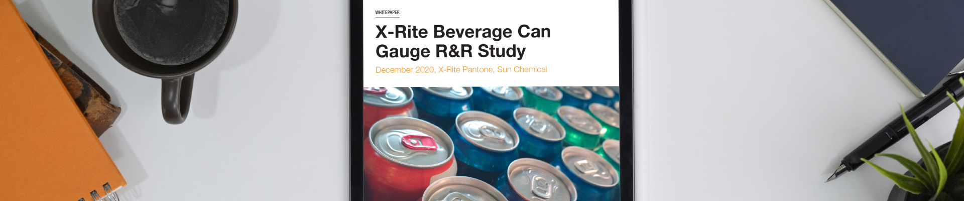 X-Rite estudio R&R del indicador de latas de bebida