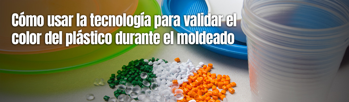 Tecnología para validar el color del plástico