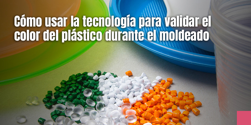 La tencología para validar el color del plástico