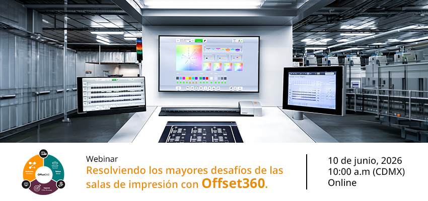 Resolviendo los desafíos de las salas de impresión con Offset360