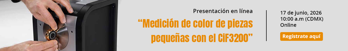 Medición de color de piezas pequeñas con el CiF3200